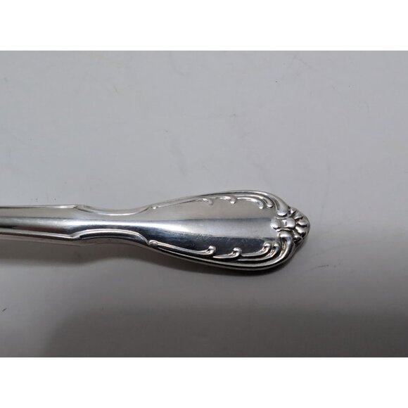 Vintage Noritake Silver Serenade Silverplate Demitasse Spoon 4 3/8" - Picture 6 of 13